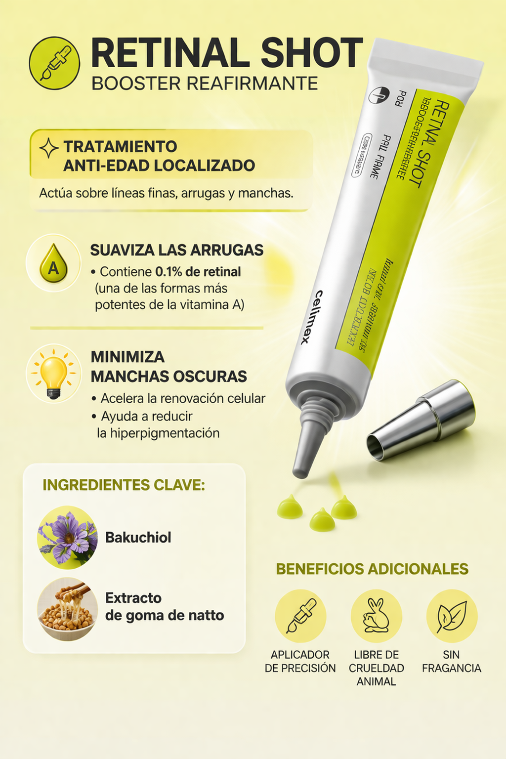 CELIMAX RETINAL SHOTS / SUERO ANTIEDAD